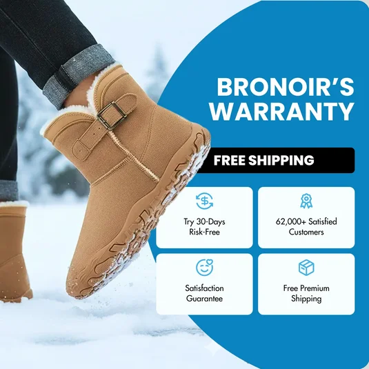 Bronoir CosyCloud Boot - Warm & Comfy Winter Barefoot Boot